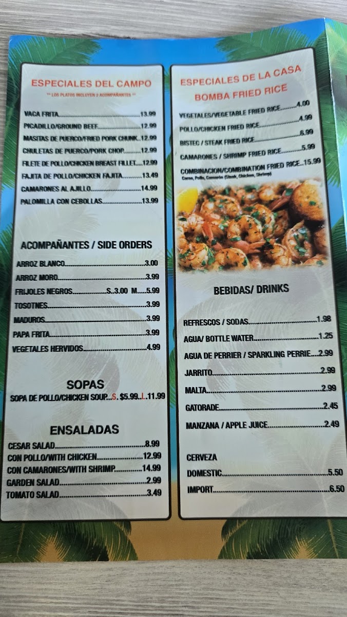 Del Campo Latin Food & Cafe Menu - Image 4