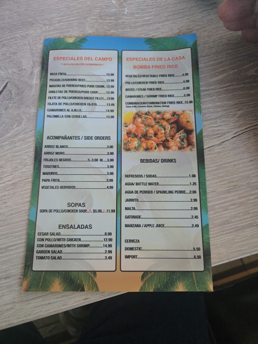 Del Campo Latin Food & Cafe Menu - Image 6